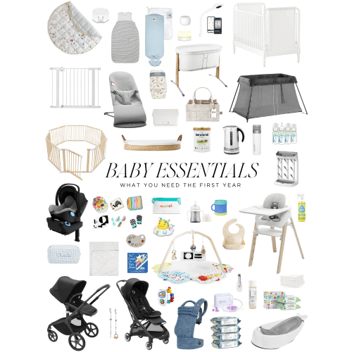 Car seat, stroller, baby gear, & necessities