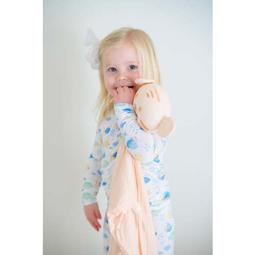 Mini-Stripe Tiger Lovey - Hypoallergenic Bamboo Comfort for Babies