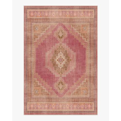 Rayne Pink & Orange Rug | Ruggable US