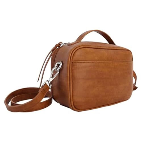 Citi Collective Diaper Bag Clutch - Stylish & Eco-Friendly Vegan Leather Solution for On-the-Go Parents Vintage Tan