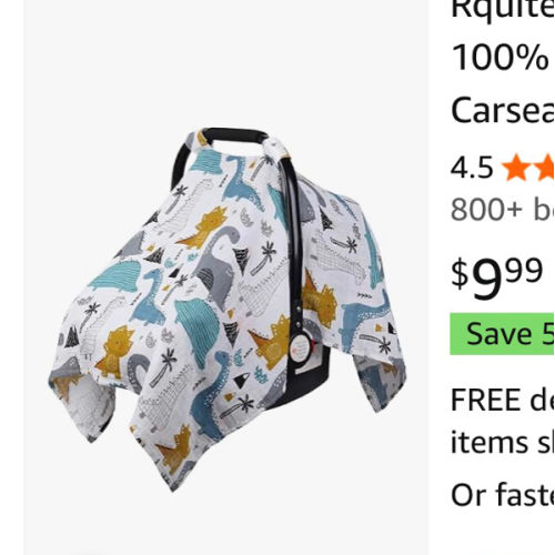Amazon.com : car seat cover boy