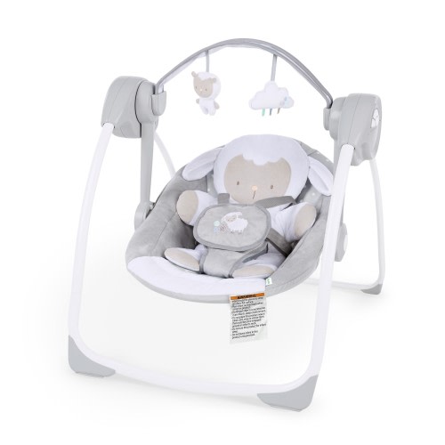 Ingenuity Comfort 2 Go Portable Swing Cuddle Lamb