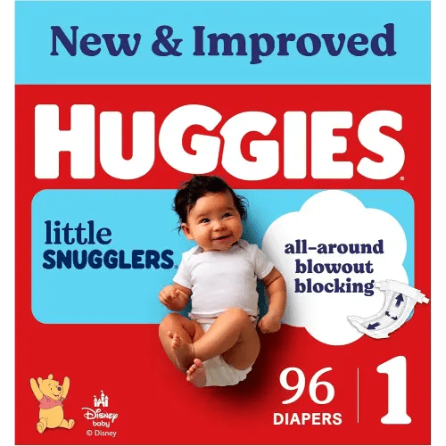 Huggies Little Snugglers Diapers Size 1, 96 Count
