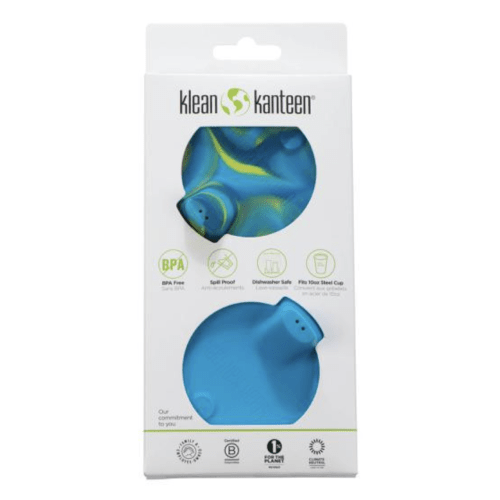 Klean Kanteen Kid Cup Sippy Lid 2pk, Blue Tie Dye