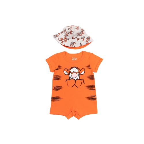 Winnie the Pooh 2-Piece Romper and Bucket Hat Set