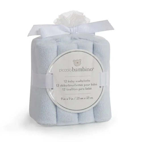 Piccolo Bambino - 12 Pack Cotton Washcloths