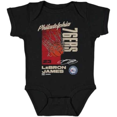 500 LEVEL LeBron James Philadelphia 76ers All Net One-Piece Infant Bodysuit