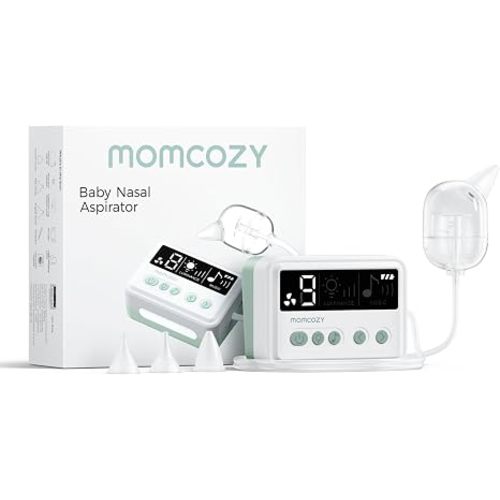 Momcozy Nasal Aspirator for Baby, 【Hospital-Grade】 70 KPa, 9 Levels
