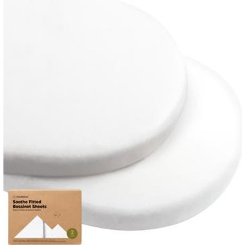 2-Pack Soothe Fitted Bassinet Sheets
