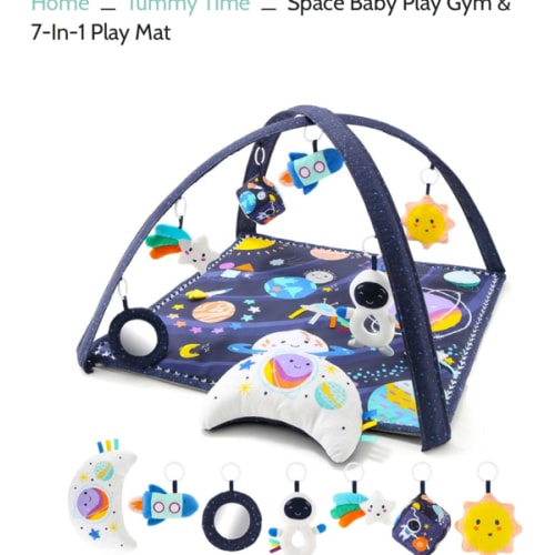 Space Baby Play Gym & 7-in-1 Play Mat