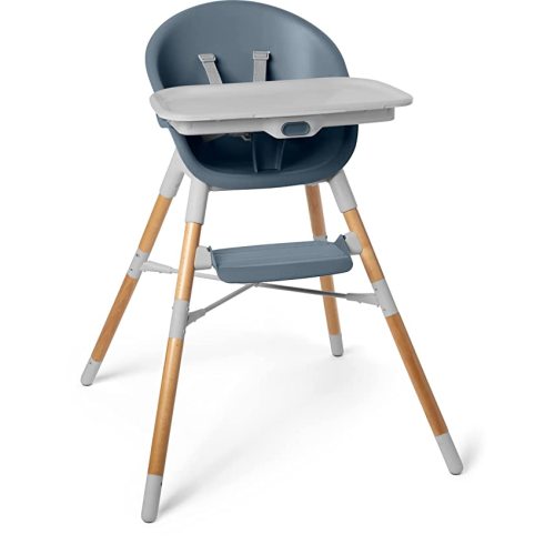 Skip Hop Baby High Chair 4 in 1 Convertible High Chair, EON, Slate Blue