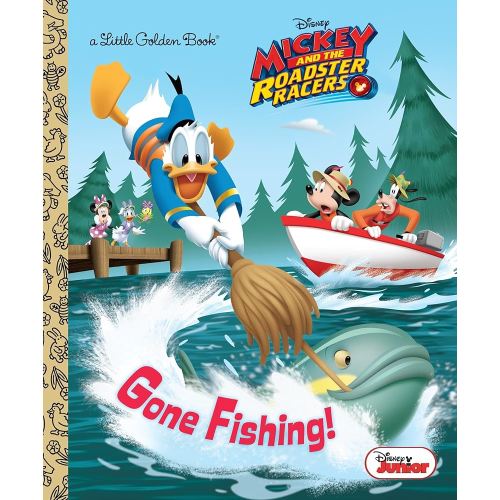 Gone Fishing! (Disney Junior: Mickey and the Roadster Racers) (Little Golden Book)