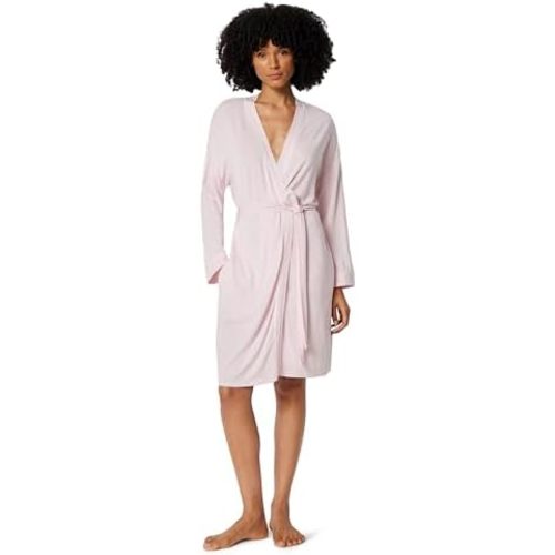 Amazon Essentials Women's Long Sleeve Robe, Modal-Blend Bathrobe