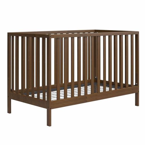 Baby Relax Ema 3-in-1 Convertible Crib, Walnut