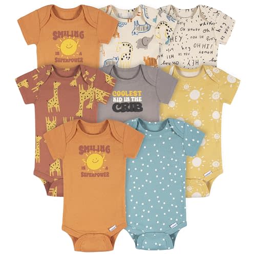 Onesies Brand Baby 8-pack Short Sleeve Mix & Match Bodysuits