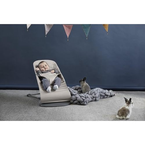 Babybjörn Bouncer Bliss - Sand Gray/Dark Gray Frame