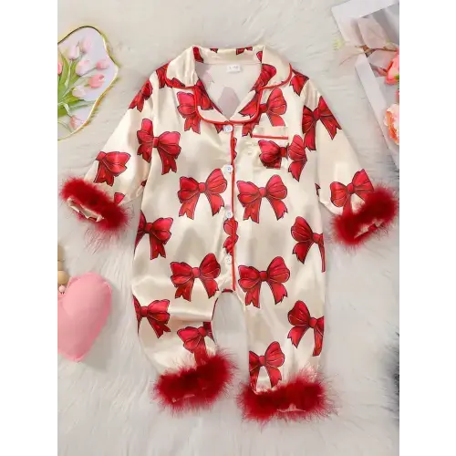baby girl romper 2025 new long sleeved print - Temu