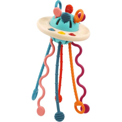 Montessori Pull String Sensory UFO Toy for Children 18 Months+