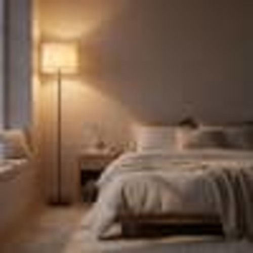 BICIK 63 in. Traditional Black Metal Dimmable Standard Floor Lamp with Footswitch and Remote Control ZGD02-US-BK-DQ