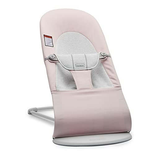 BabyBjörn Bouncer Balance Soft, Cotton/Jersey, Light Pink/Gray