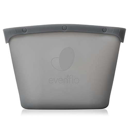 Evenflo Feeding Silicone Steam Sanitizing Bag, Gray