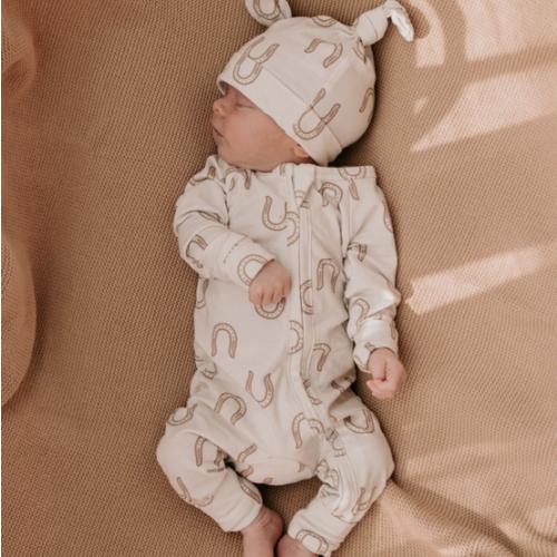 Zip Romper | Western Horse Shoe – Little and Fern