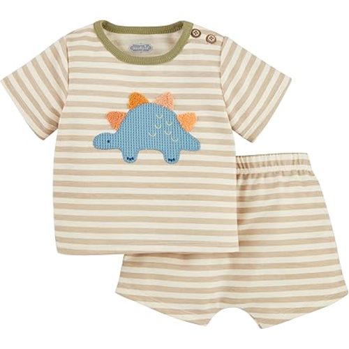 Mud Pie Children's Dino Applique Short Set; 3-6M