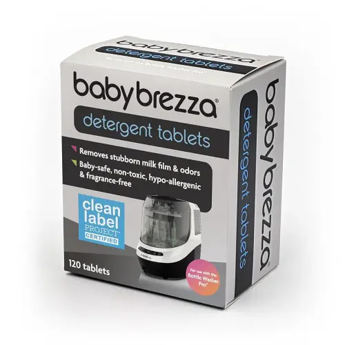 Baby Brezza Official Detergent Soap Tablets for Baby Brezza Bottle Washer Pro, 120 Tablets