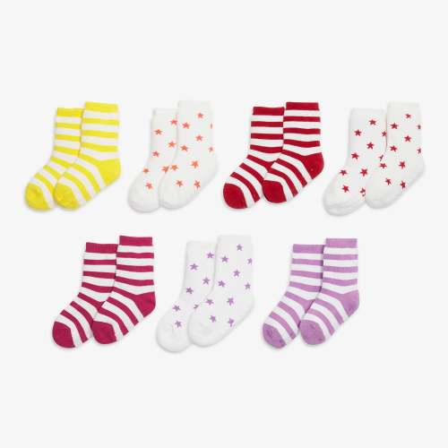 Baby sock 7-pack in star | Primary.com