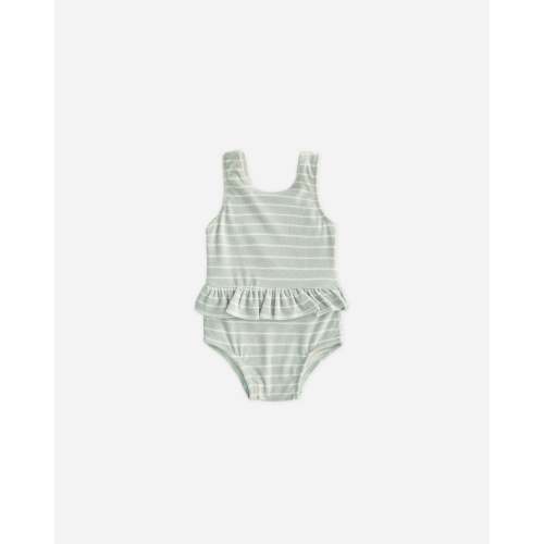 Skirted One-Piece Seafoam Stripe – Rylee + Cru