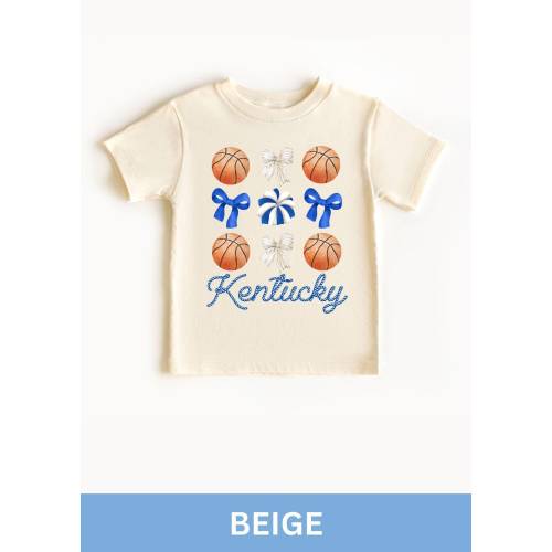 Kids Kentucky Bow Shirt, Kentucky Basketball, Toddler Kentucky Shirt, Baby Kentucky Shirt, Game Day, School Spirit, Basketball Bow, Coquette