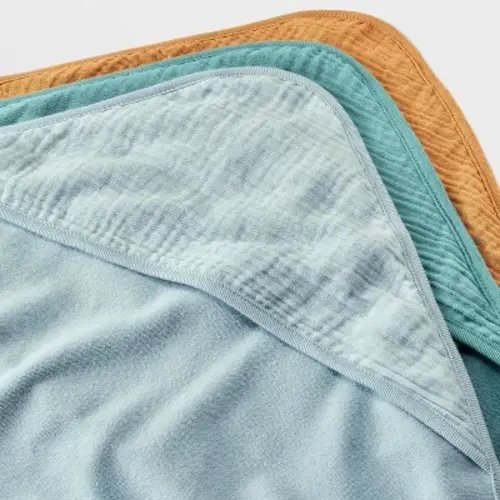 New Stylish Baby 3pk Muslin Hooded Towel - Cloud Island™ Designs - Now on Promotion at Cloudislandsbaby.com.