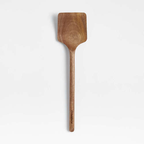 Crate & Barrel Acacia Solid Turner Spatula