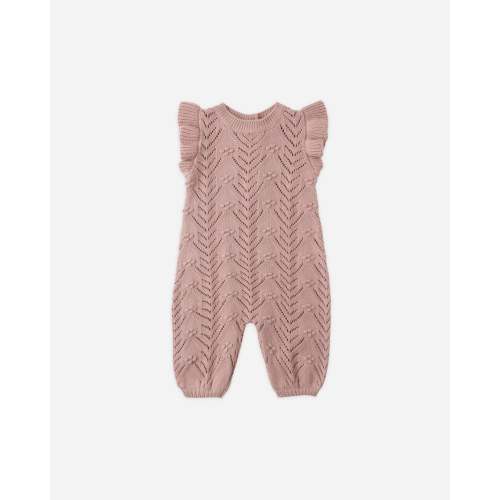 Mira Knit Romper Mauve