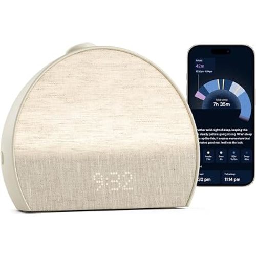 Hatch Sleep Clock, Contactless Sleep Tracker, Personalized Insights, Putty