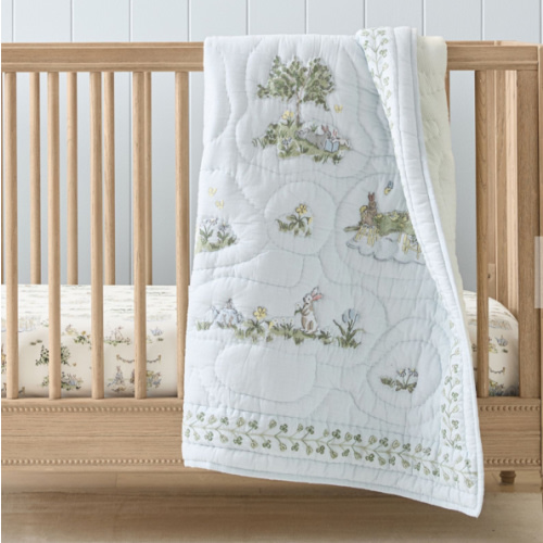 Riley Sheehey English Garden Baby Quilt | Pottery Barn Kids