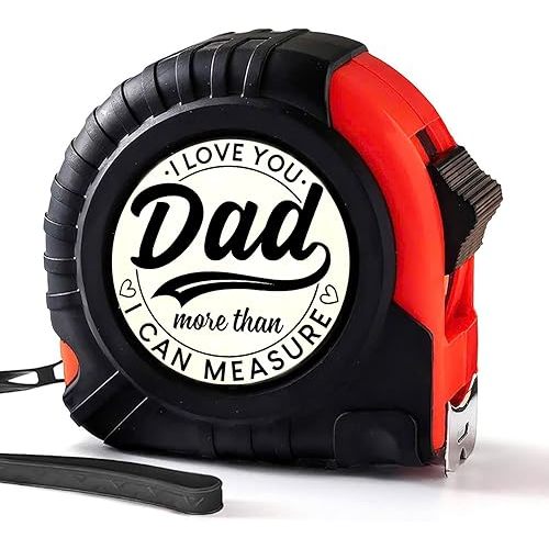 Dad Gifts from Daughter Son for Fathers Day Measure Tape - Cool Fathers Day Presents - Birthday Gifts for New Girl Son Best Dad - Woodworking Carpenter Measuring Tape