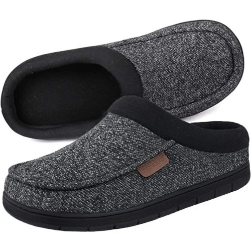 ULTRAIDEAS Men's Indoor Outdoor Slippers with Memory Foam