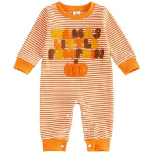 My First Halloween Baby Girl Boy Outfit Cutest Pumpkin In The Patch Jumpsuit Romper Cute Newborn Fall Winter Clothes
