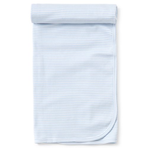 Blue Stripe Blanket - The Sandbox Children's Boutique