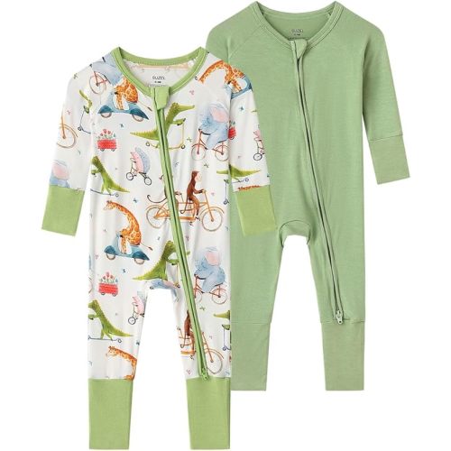 Baby Viscose from Bamboo Footless Pajamas Boys Girls Zippy Pjs Sleep 'N Play Romper - 0-24 Months