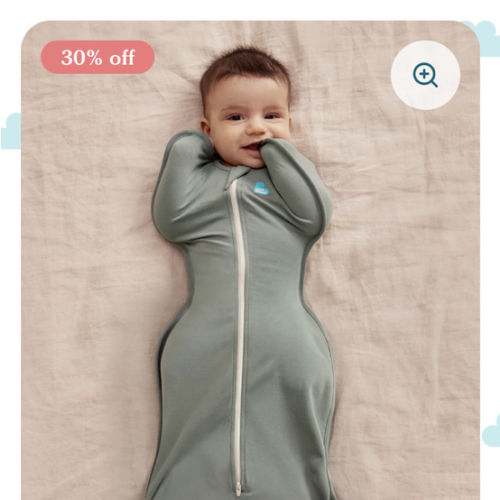 Swaddle Up™ 1.0 TOG Viscose from Bamboo Deep Olive