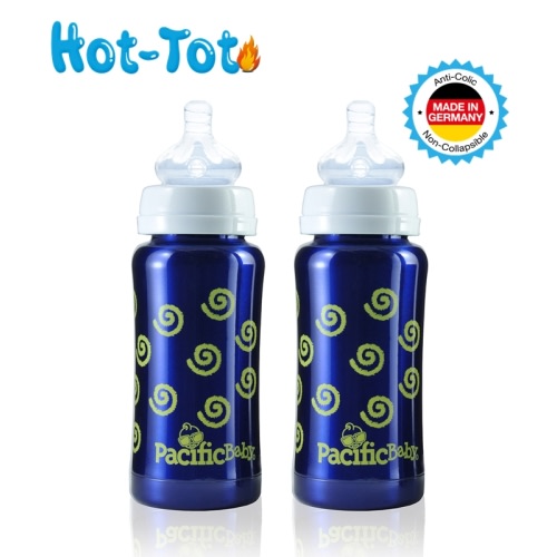 Pacific Baby Hot-Tot 7oz Stainless Steel Insulated Infant Baby Bottles – Pacific Baby Inc.