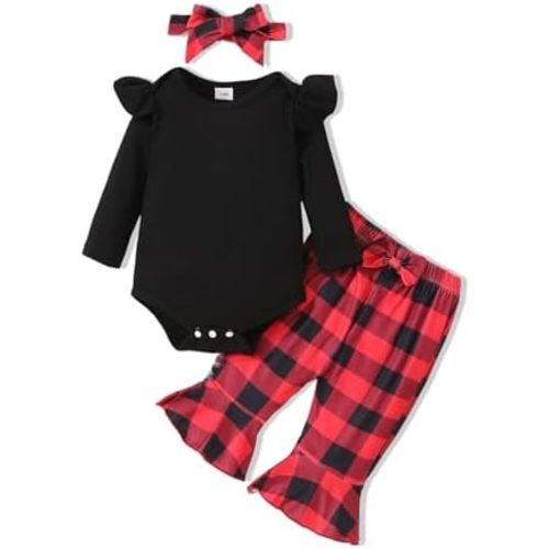 Baby Girl Clothes Newborn Infant Outfits Cute Summer Clothes Spring Romper Set+Hat+Headband