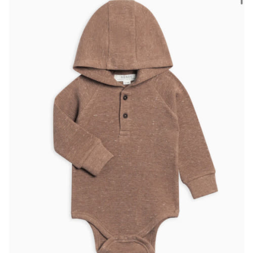 Cole Waffle Knit Hoodie Bodysuit