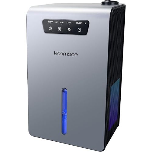Dehumidifier,2 in 1 Humidifier Dehumidifier Combo,102 OZ Water Tank Dehumidifiers for Home Bedroom,Basement Bathroom,Auto Shut Off,Sleep Mode,7 Colors LED Light