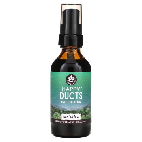 WishGarden Herbs Happy Ducts Free The Flow, 2 fl oz (59 ml)
