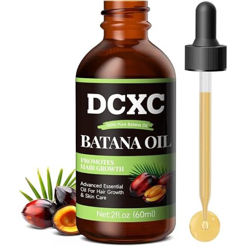 Batana Oil for Hair Growth - 100% Pure Organic Batana Oil -Scalp Oil Promotes Hair Thickness-Enhances Shine,Prevents Loss for Men & Women - Natural Hair Growth Oil - 60ml