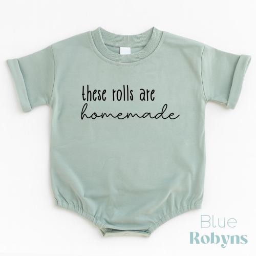 These Rolls Are Homemade Baby Romper, Funny Newborn Bodysuit
