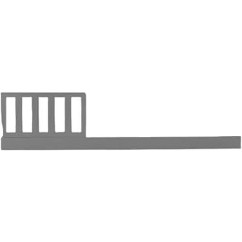 Toddler Bed Safety Guard Rail for Sorelle Convertible Cribs - Solid Wood Rail for Convertible Crib to Toddler Bed Conversion - Safety Bed Rail for Children (Model #151, Gray)